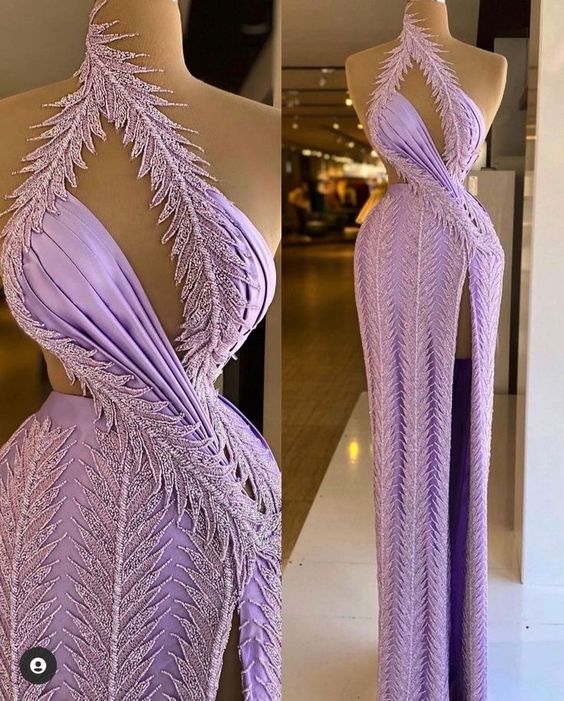 Vestidos de gala one shoulder purple prom dresses long lace applique mermaid elegant prom gown fg1147
