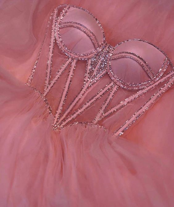 sexy pink floor-length prom dresses fg1533