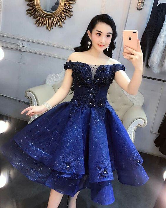Chic Short Prom Dresses Women A-line Homecoming Dress fg1776