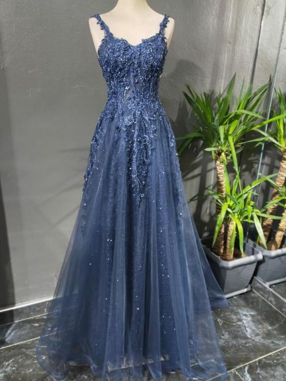 Blue Party Dress Bridesmaid Dress Long Prom Dresses Formal Evening Dresses fg4480