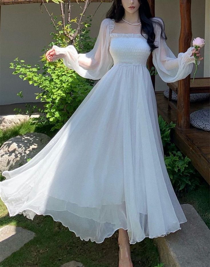 White Off The Shoulder A-line Party Dress Evening Dress fg4535