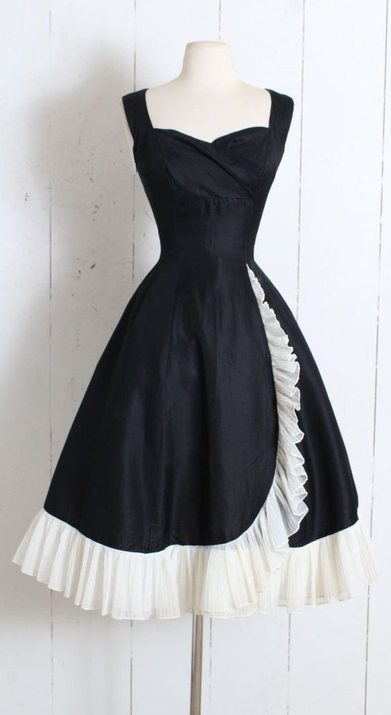 Black Elegant Cocktail Dresses Short Prom Dress fg3505