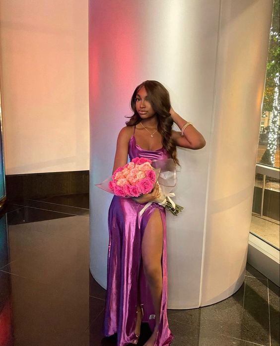 Long Prom Dress Formal Evening Gowns With Slit fg4021