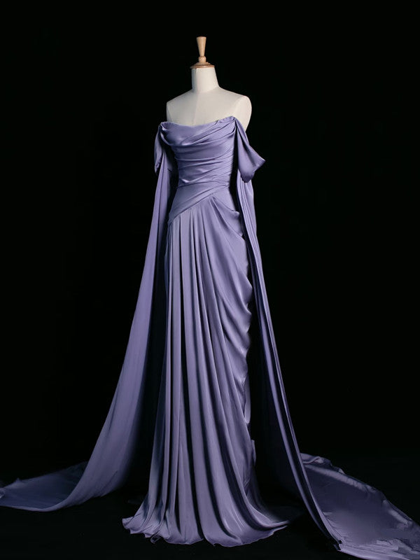 Vestidos de fiesta de satén de lujo, vestidos de noche para boda, vestidos de fiesta