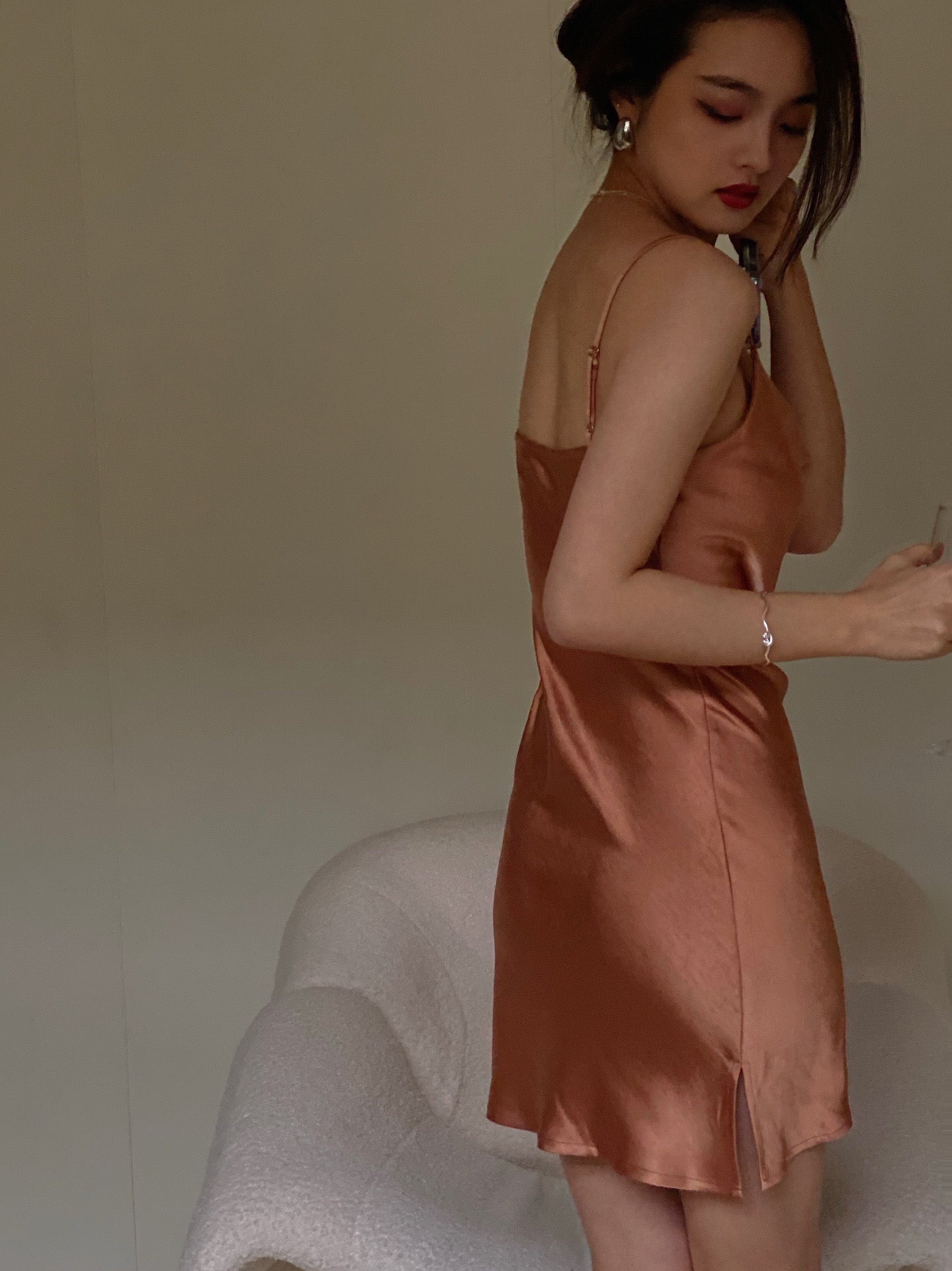 Simple Sheath Spaghetti Straps Satin Mini Short Formal 8th Grade Homecoming Dresses Summer Middle School Hoco Dress Homecoming Outfits DH1089