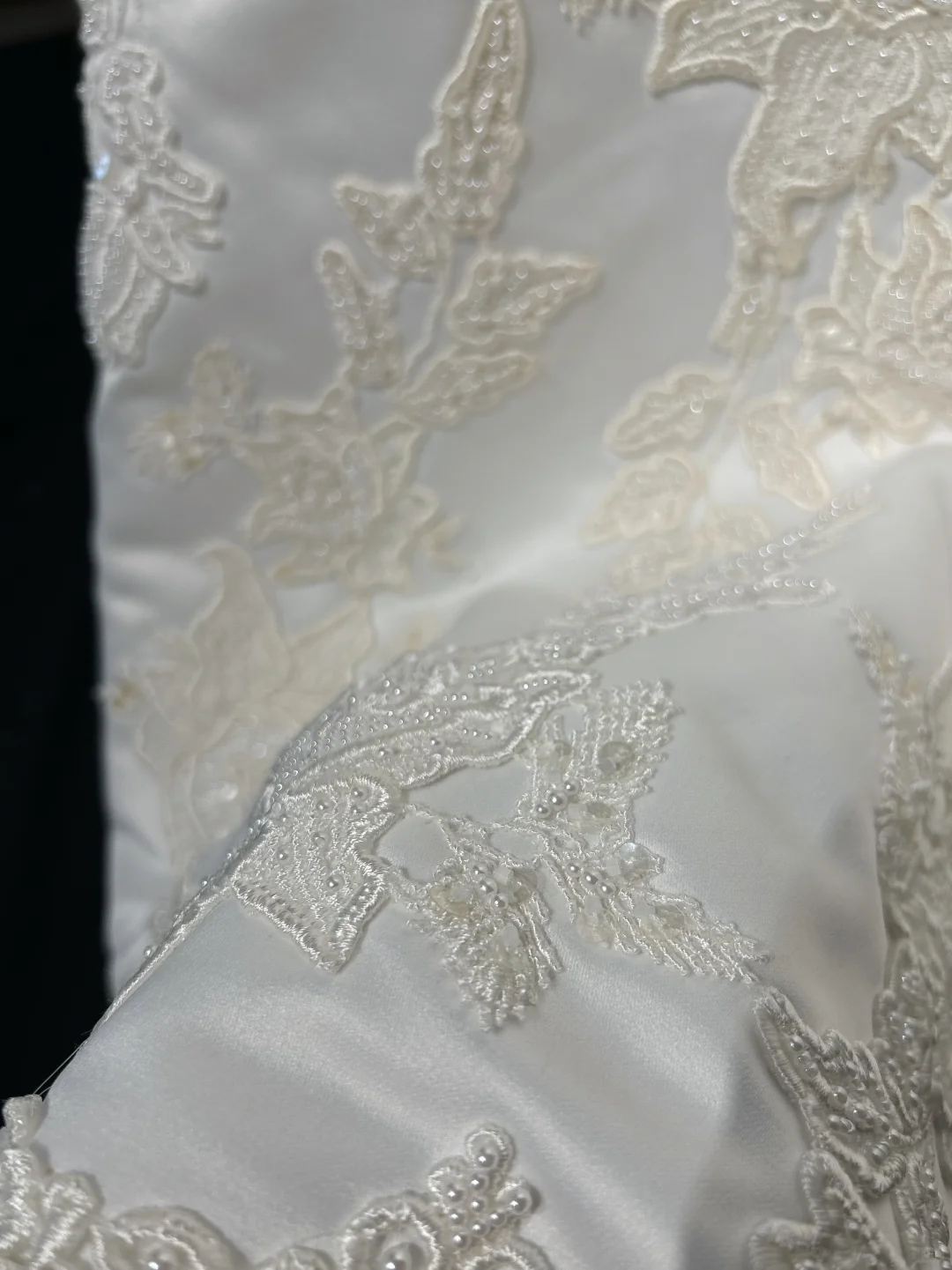 Vestido de novia vintage de los años 60, corte A, escote en V, mangas cortas, encaje, perlas, largo blanco, elegante, años 90, DH1109