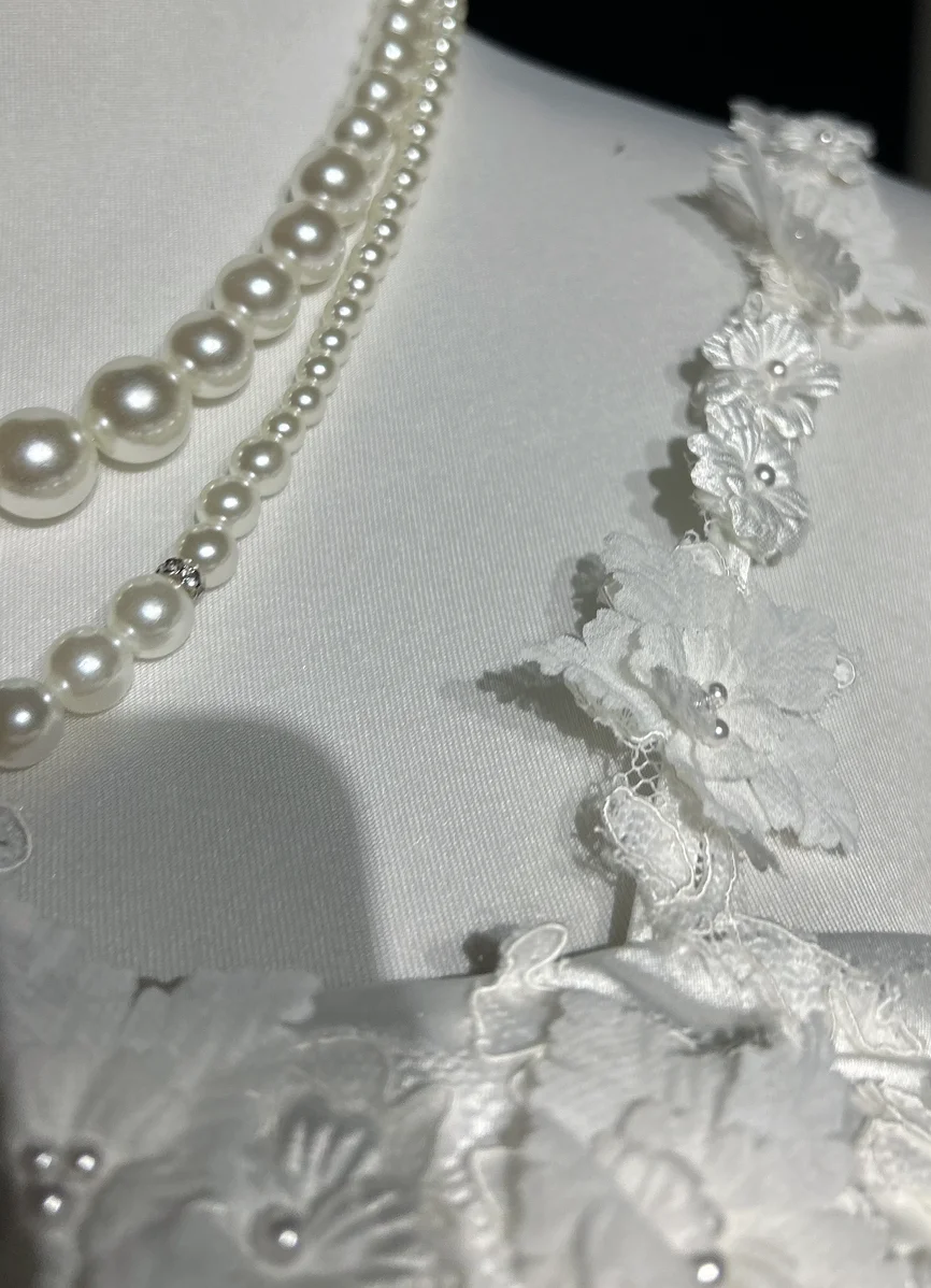 Vestido de novia clásico y elegante, corte sirena, un hombro, largo, blanco, de satén, años 70, estilo vintage, DH1147
