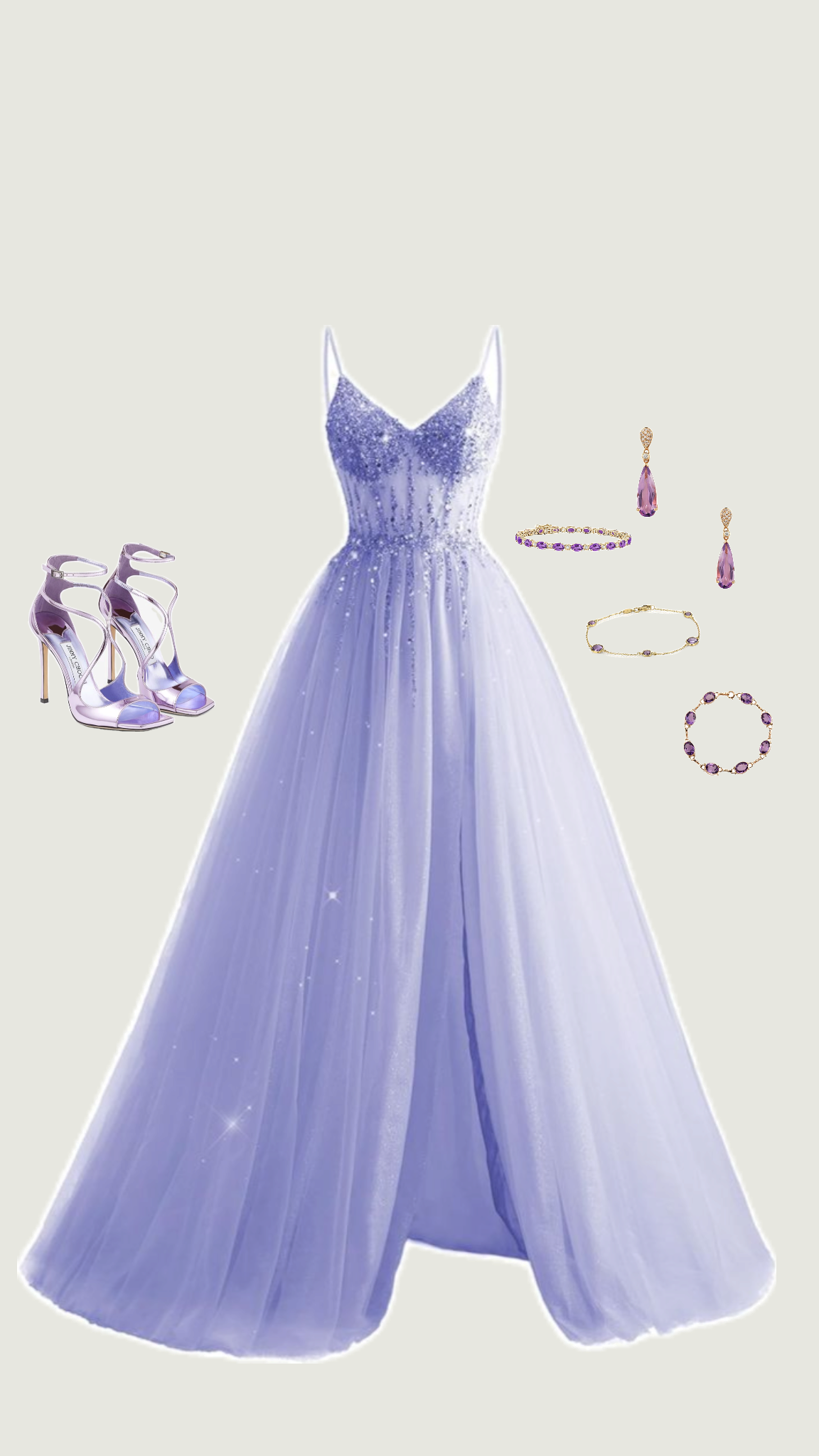 Elegante vestido de fiesta largo de tul lila con tirantes finos y abertura en forma de A para verano, ideal para 20 cumpleaños y 18 años, DH1282