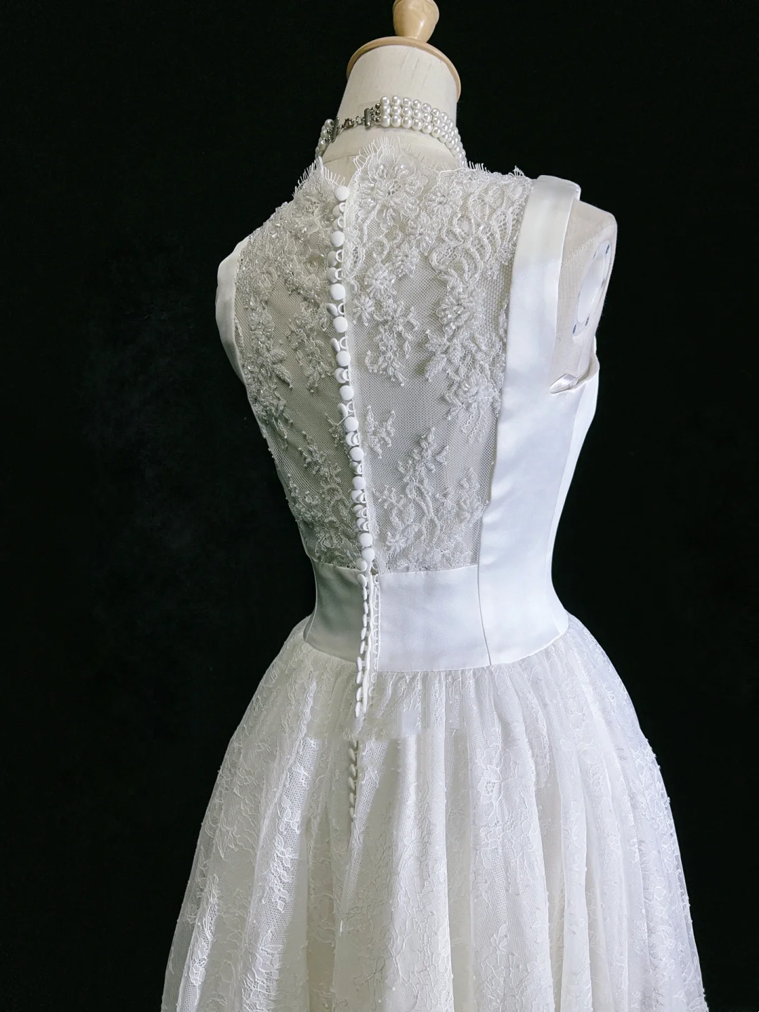 Vestido de novia princesa, corte A, escote en V, encaje, corto, para verano, playa, modesto, DH1430
