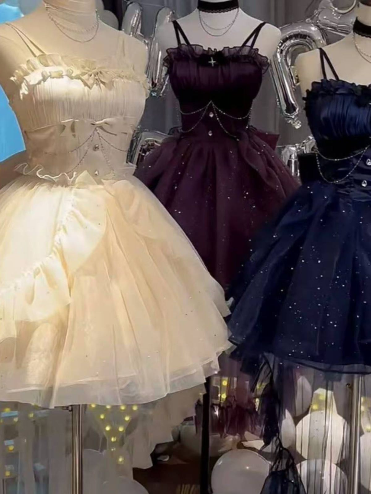 Cute French Style Ladies Fairy High Low Spaghetti Straps Tulle Gotica Formal 8th Grade Homecoming Dresses Lolita Dress Hoco Outfits Lolita Outfits DH1659