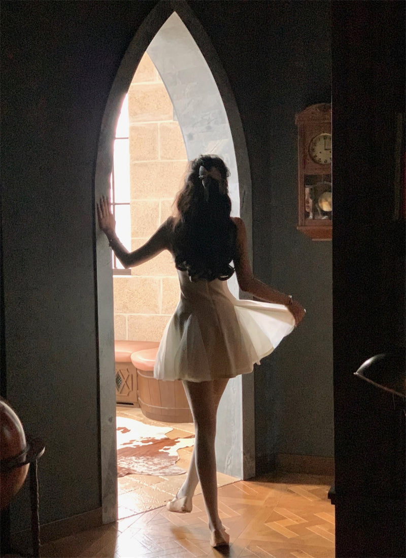 Cute A Line Square White Grad Dress Inspo Short Mini Formal 8th Grade Homecoming Dresses High School Hoco Court Dress Graduation Dress Hoco Outfits DH1897