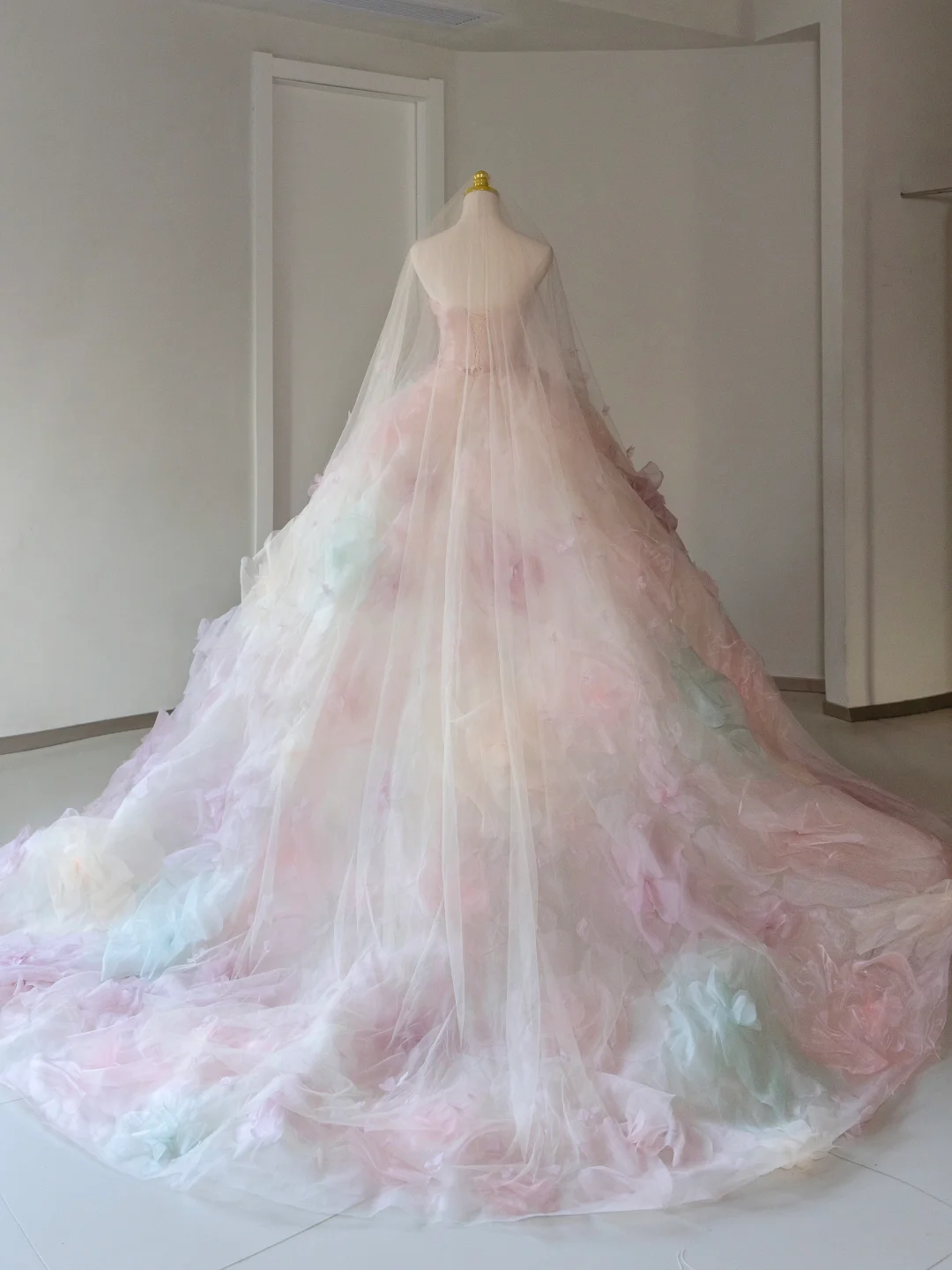 Hermoso vestido de quinceañera largo sin tirantes de tul rosa con flores, vestido formal para dulces 17, vestido de 15 años, vestido de dulces 16 DH2071