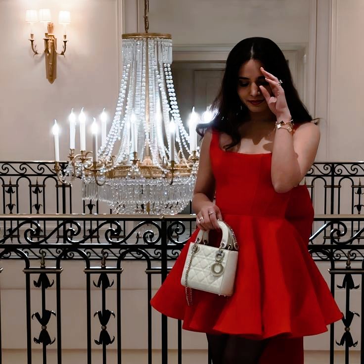 Hermoso vestido de fiesta con escote cuadrado, de satén rojo, para fiesta de bienvenida, corto, para cumpleaños número 16, vestido de graduación, minivestido de cóctel DH2494