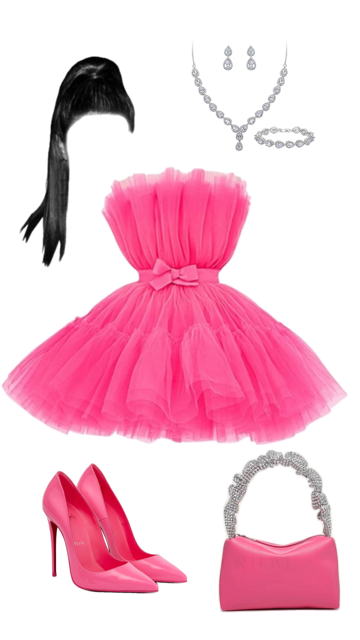 Hermoso vestido de fiesta sin tirantes de tul rosa, corto, formal, para octavo grado, vestido de cóctel para secundaria, trajes Hoco DH2619
