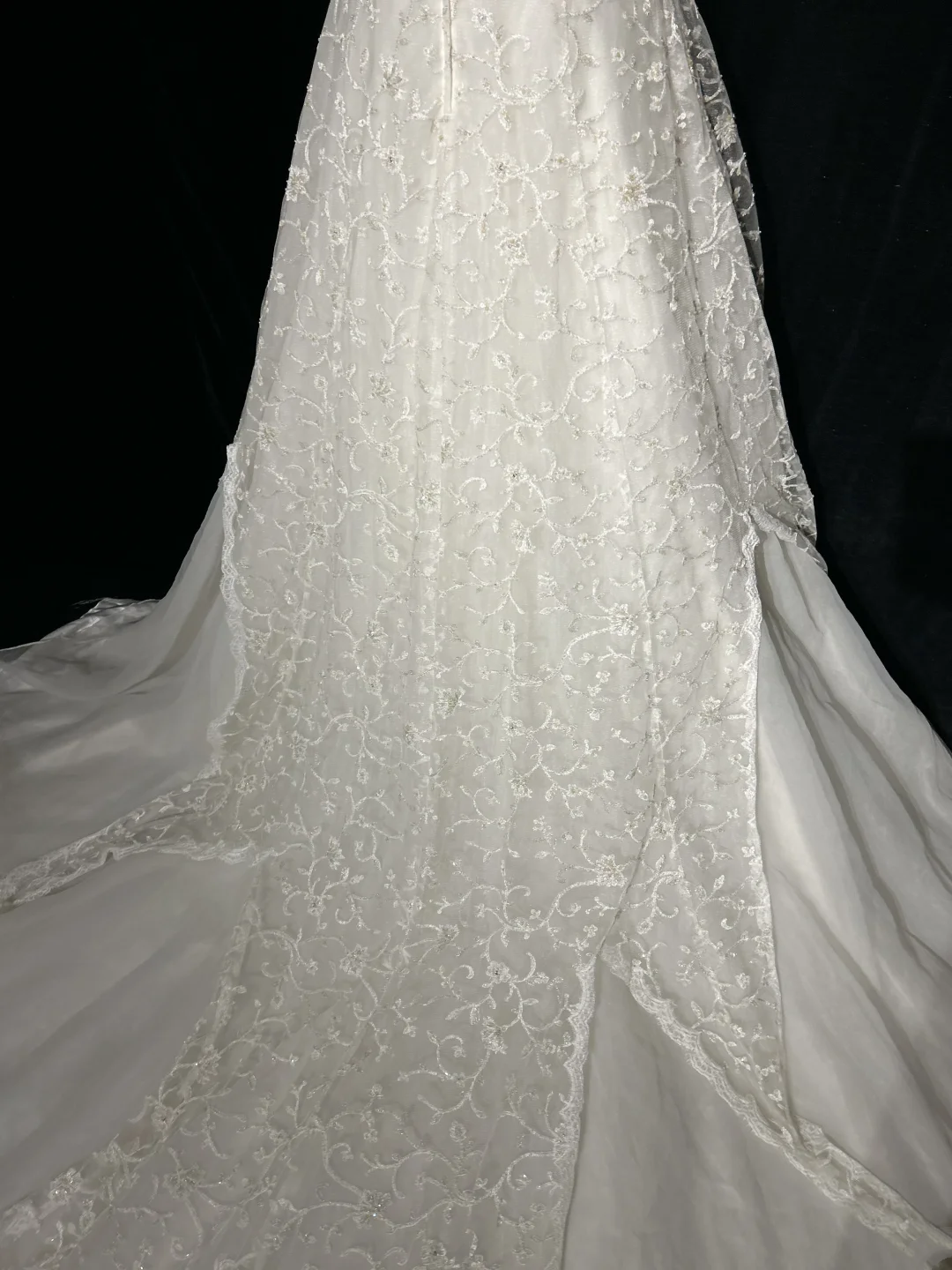 Vestido de novia vintage, vestido de fiesta con tirantes finos, encaje color marfil, vestido de novia largo, vestidos de novia retro, vestidos de novia modestos DH2681