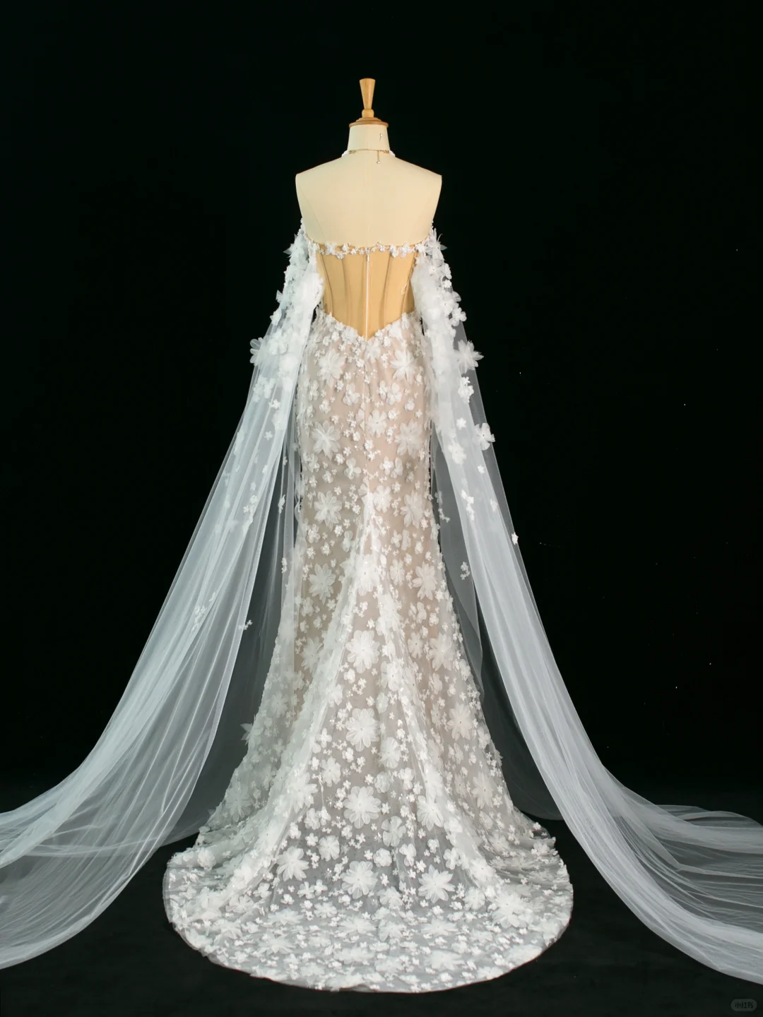 Hermoso vestido de novia estilo sirena con hombros descubiertos, blanco, mangas largas, encaje, estilo vintage, DH383