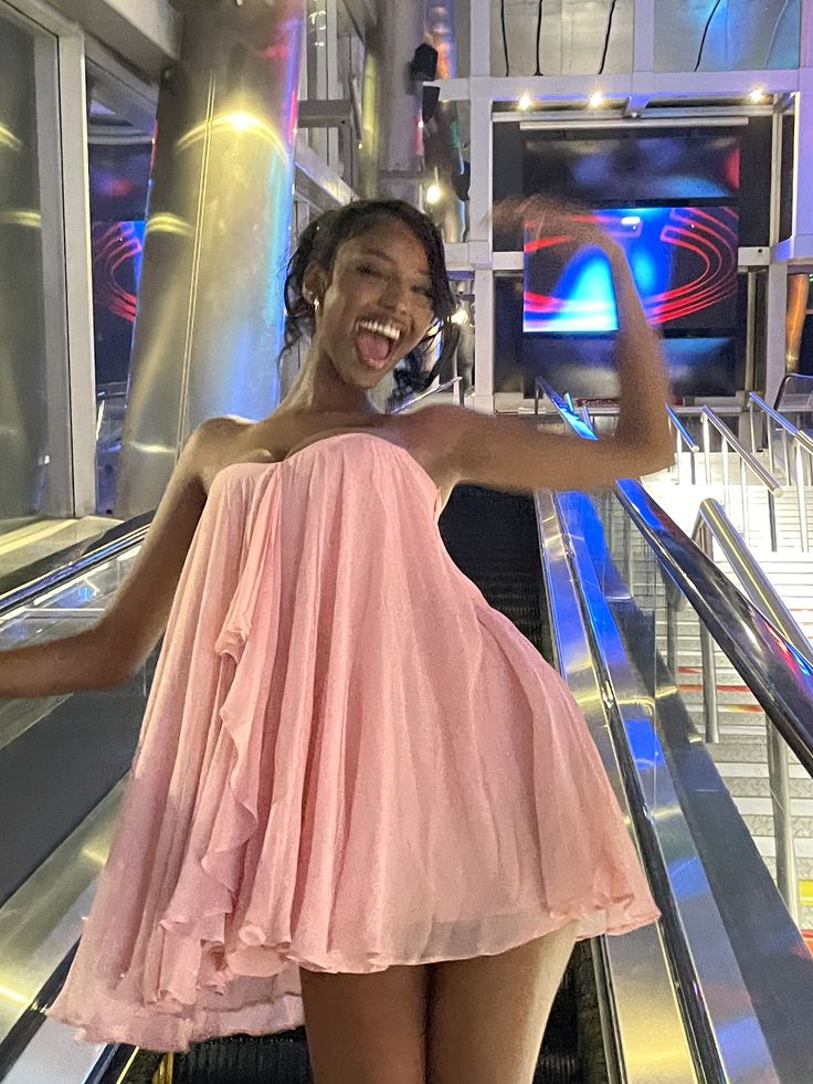 Pretty A Line Sweetheart Pink Chiffon Sleeveless Short Formal 8th Grade Homecoming Dresses Summer Middle School Hoco Dress Homecoming Outfits DH510