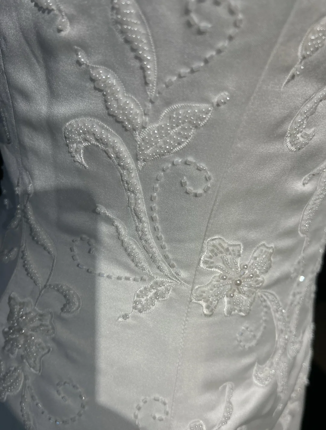 Vestido de novia retro de los años 50 y 40, corte A, escote cuadrado, satén blanco, largo, DH547