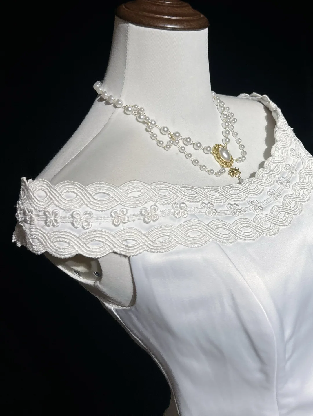 Vestido de novia vintage de los años 70, vestido de fiesta con hombros descubiertos, satén blanco, largo, elegante, DH570