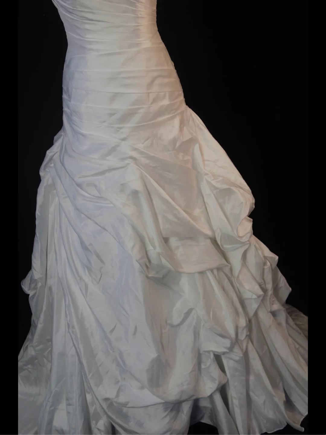 Vestido de novia vintage de los años 70, corte sirena, escote corazón, satén blanco, largo, elegante, DH580