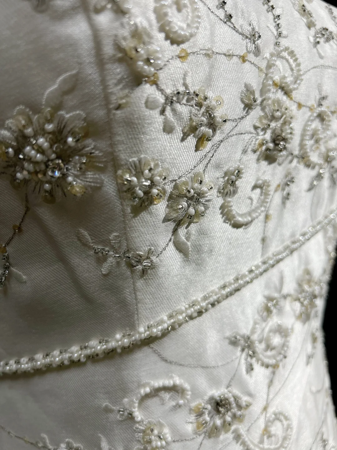 Vestidos de novia vintage de satén blanco, largos, corte A, tirantes finos, años 40 y 50, elegantes, DH664