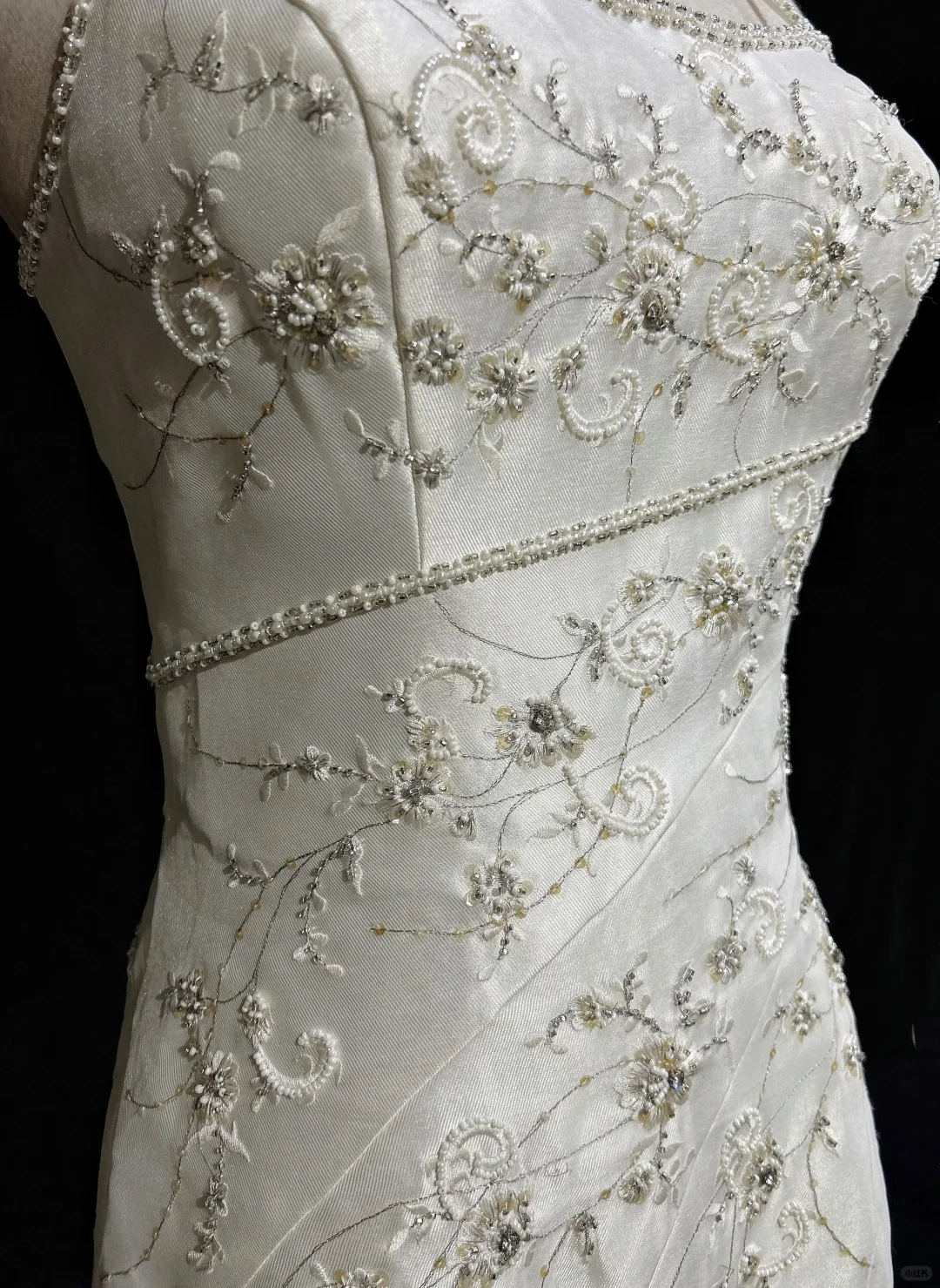 Vestidos de novia vintage de satén blanco, largos, corte A, tirantes finos, años 40 y 50, elegantes, DH664