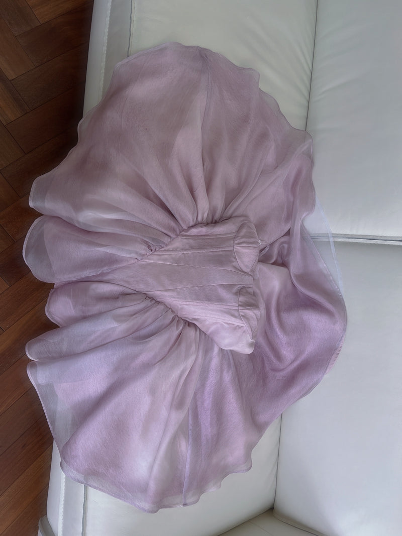 Vestidos cortos elegantes de Hoco, corte A, tirantes, color lila, minivestido azul, vestidos formales para el regreso a casa de octavo grado, trajes de verano para la escuela secundaria DH73