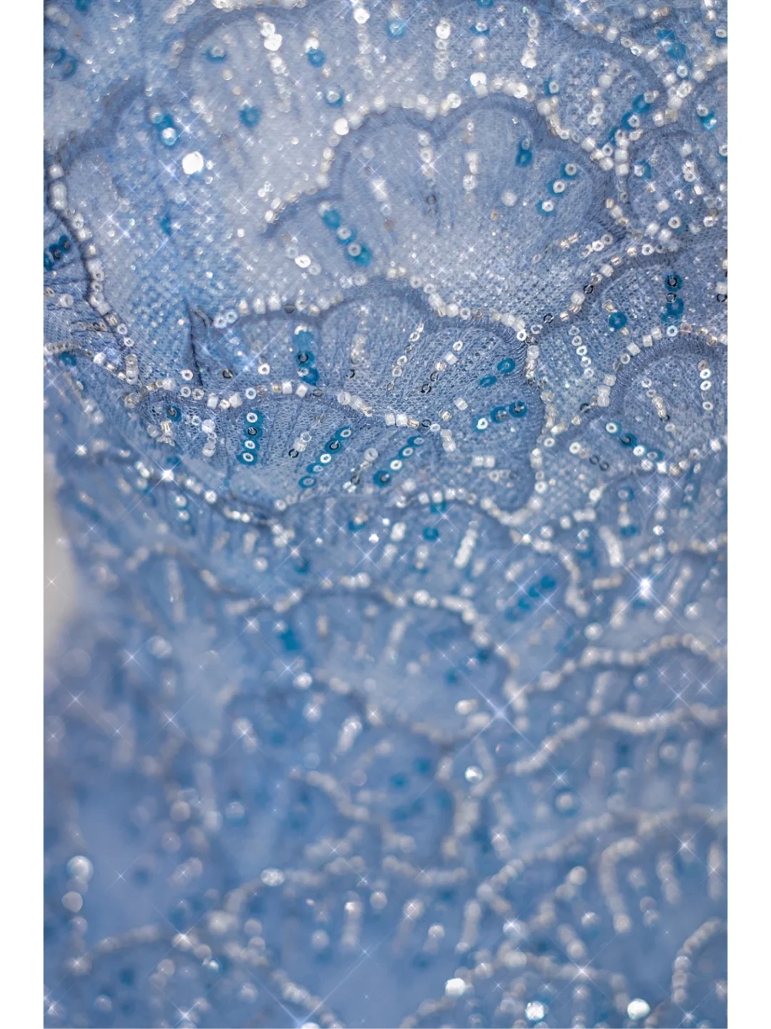 Hermoso vestido de quinceañera largo de tul azul con hombros descubiertos, vestido formal de 15 años, vestido de dulce 16 DH866