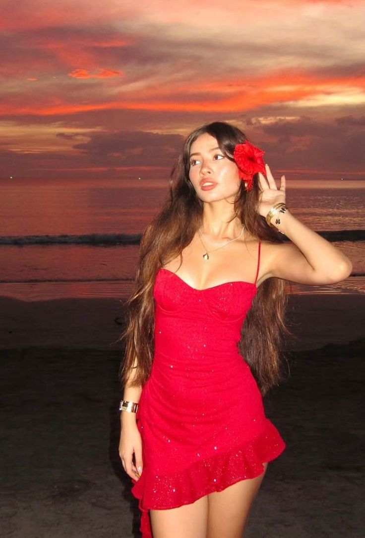 Vestido corto de verano con tirantes finos y lentejuelas rojas, vestido de fiesta de cumpleaños, minivestido de fiesta para 18 años, DP1089