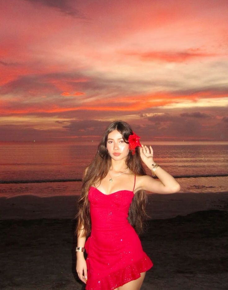 Vestido corto de verano con tirantes finos y lentejuelas rojas, vestido de fiesta de cumpleaños, minivestido de fiesta para 18 años, DP1089