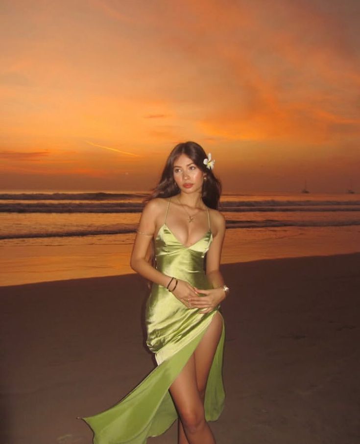 Vestido largo de satén estilo sirena con cuello halter verde, sexy, para cumpleaños, graduación, verano, DP1090