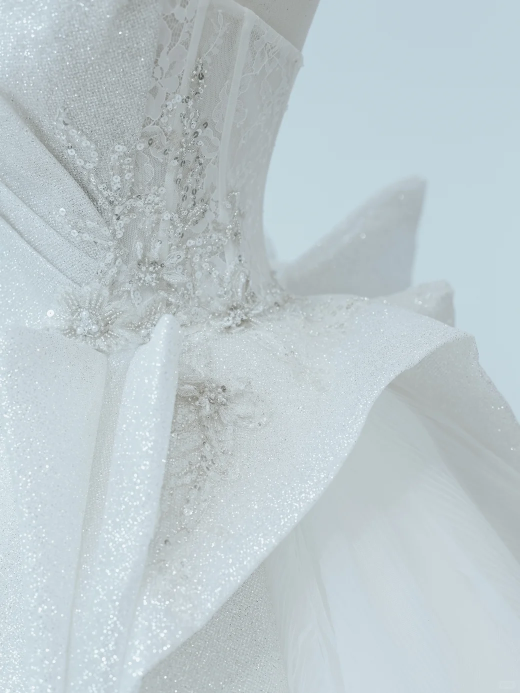 Vestido de novia atemporal, vestido de fiesta sin tirantes, blanco con lentejuelas, vestidos de novia DP1494