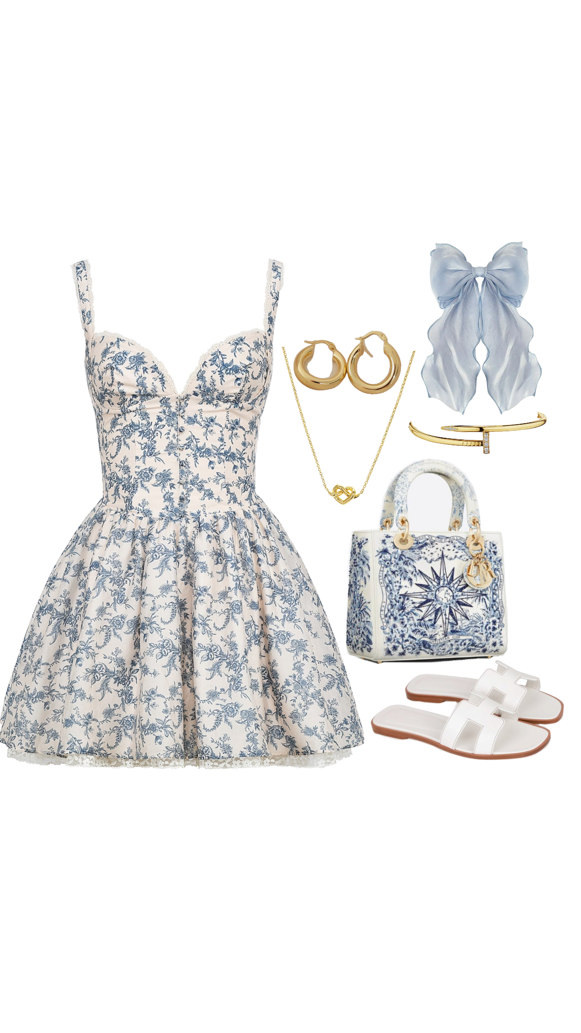 Vestido corto de fiesta de verano con tirantes finos, corte A, estampado floral azul, estilo Hoco, DP1947