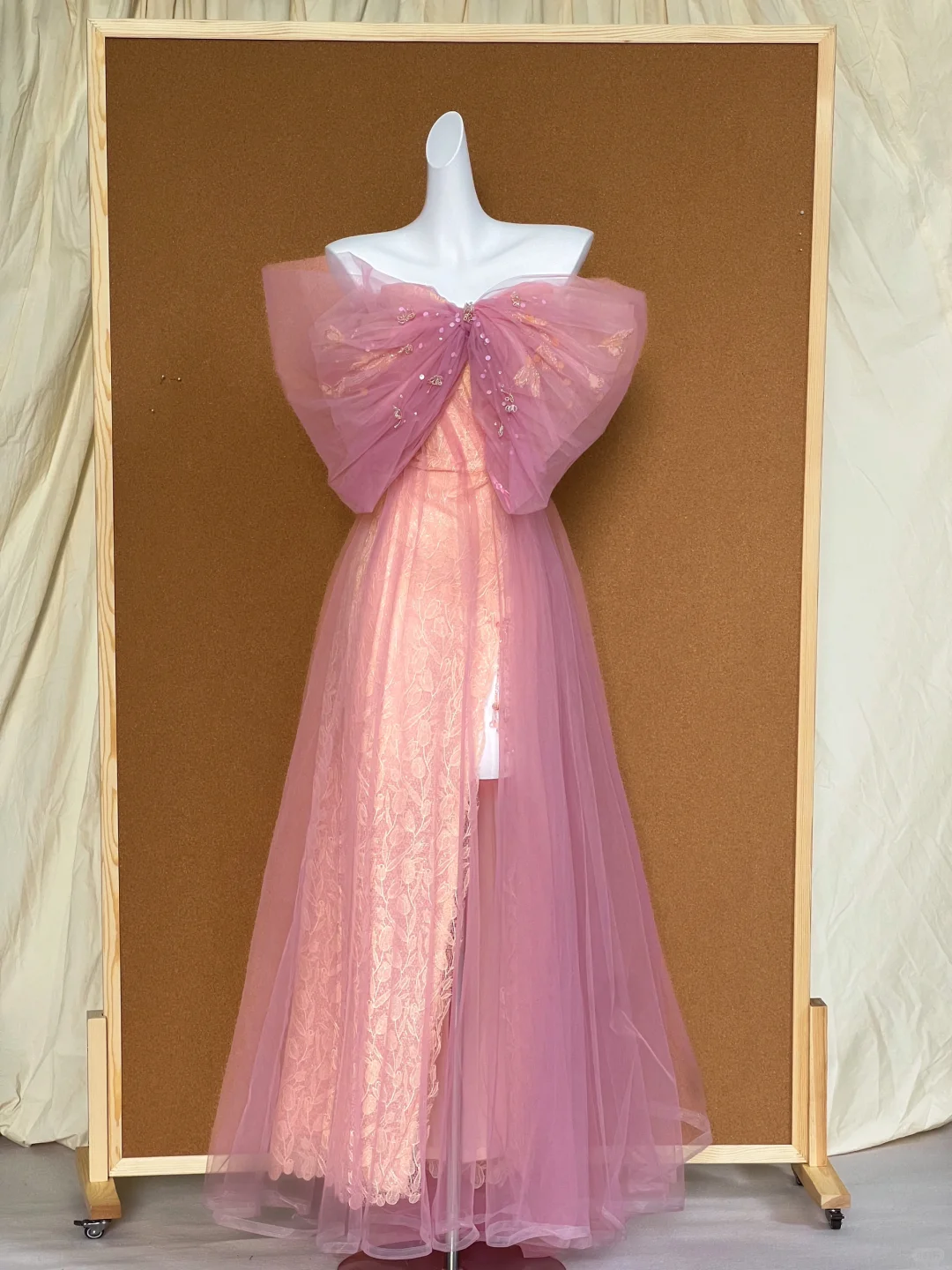 Hermoso vestido de sirena con escote corazón de tul rosa para cumpleaños número 23, vestido de fiesta, atuendos de cumpleaños para mujeres DP1974