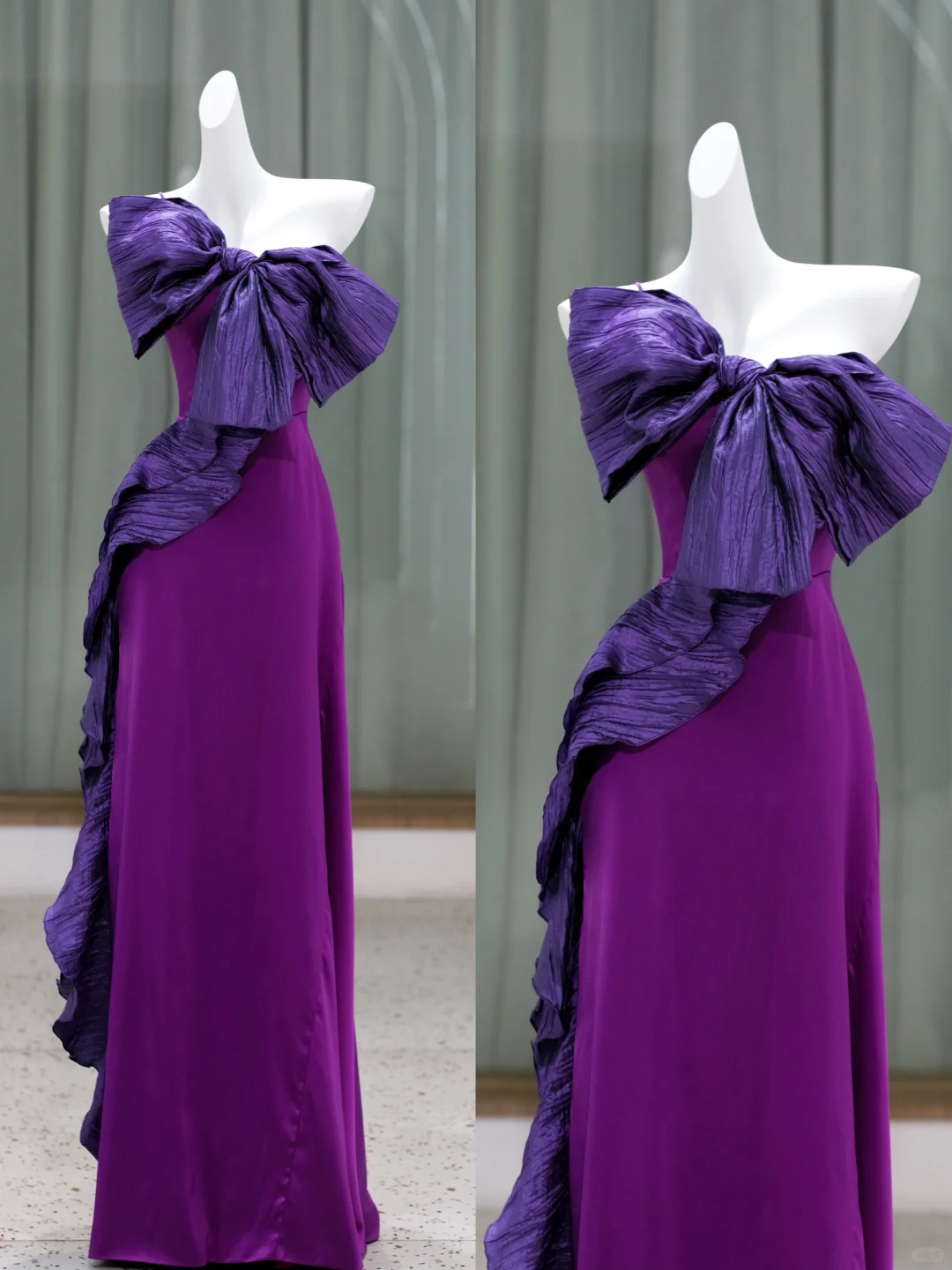 Hermoso vestido de sirena sin tirantes color uva para cumpleaños número 23, vestido de fiesta, atuendos de cumpleaños para mujeres DP1992