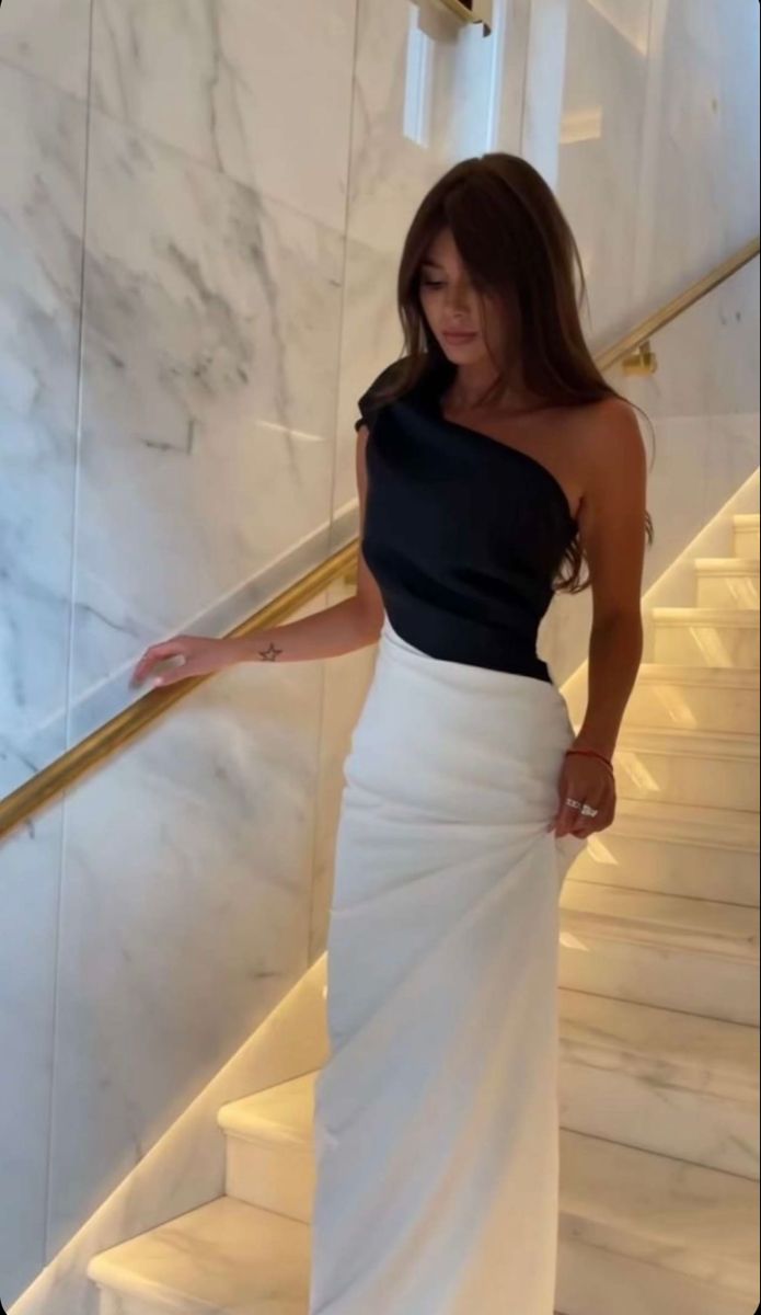 Vestidos de fiesta negros elegantes de corte A con un solo hombro, vestidos formales de verano para invitadas de boda, atuendos para invitadas de boda DP2227