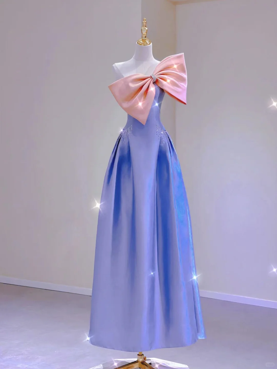 Vestidos de fiesta de satén elegantes, sin tirantes, de corte A, para cumpleaños, bailes, graduaciones, DP491
