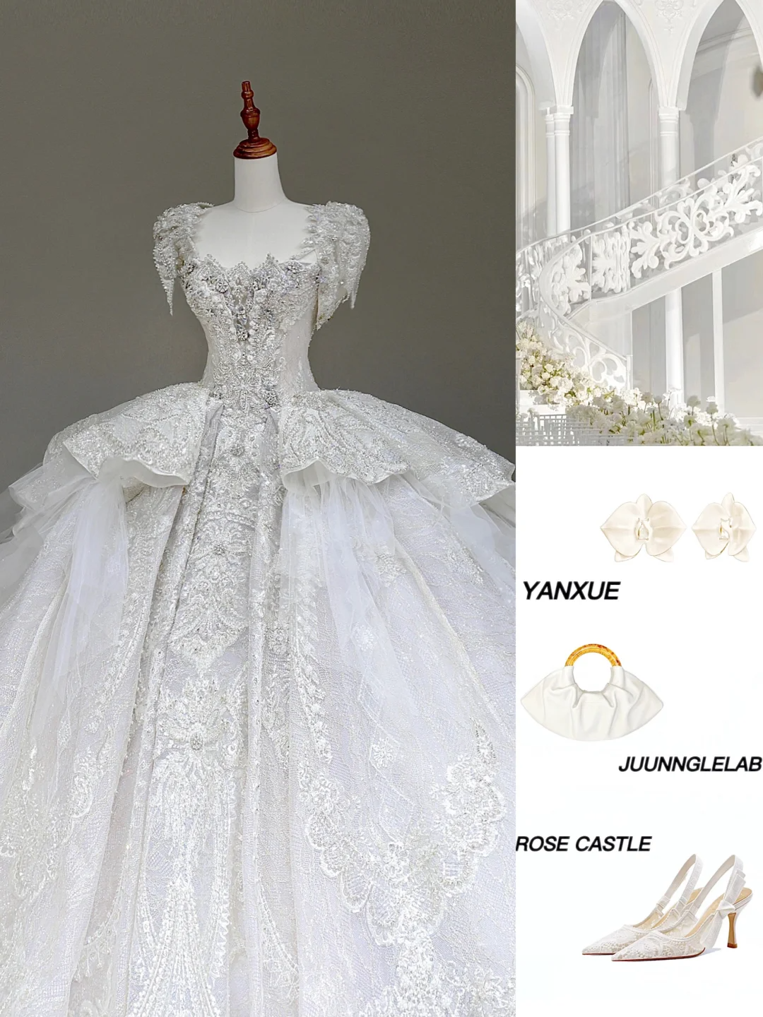 Vestido de novia princesa, vestido de fiesta, escote cuadrado, lentejuelas blancas, vestidos de novia de invierno DP877