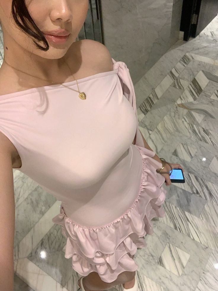 Vestido corto rosa de verano con corte A, estilo Hoco, para cumpleaños, para cenas de 19.º cumpleaños, DP981