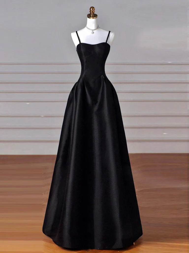A-Line Sweetheart ❤️Prom Dress for Birthday&Graduation-Burgundy Satin Long Formal Evening Dress ED01133