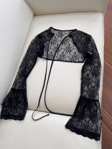 Vestido de fiesta corto de satén con encaje y escote corazón, corte en A, color negro, para regreso a casa, ED01153