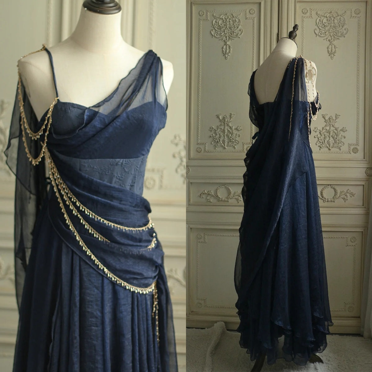 Vestidos de fiesta asequibles por menos de $180 ||Precioso vestido de fiesta de gasa rosa con tirantes finos y perlas de princesa ED01517