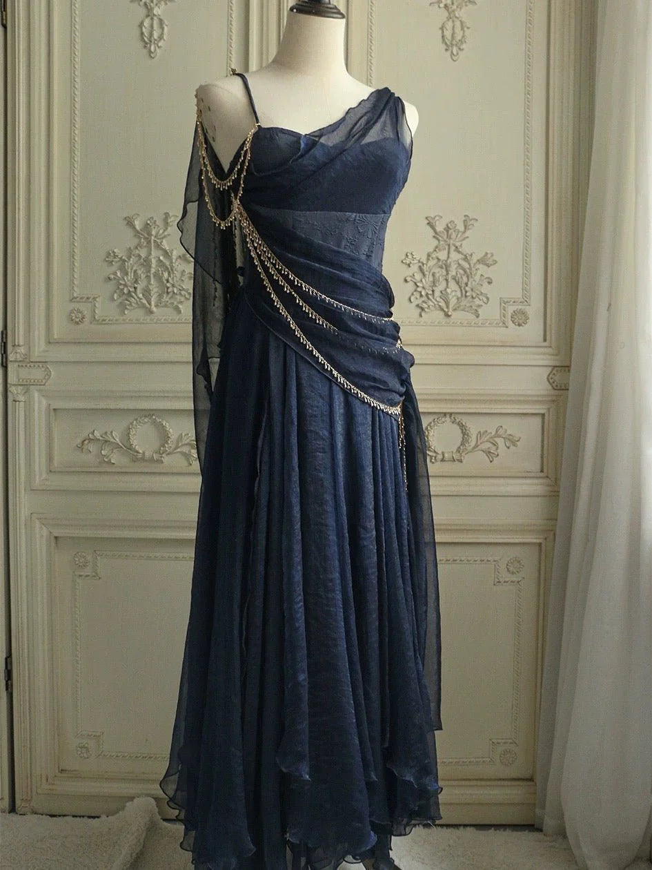 Vestidos de fiesta asequibles por menos de $180 ||Precioso vestido de fiesta de gasa rosa con tirantes finos y perlas de princesa ED01517