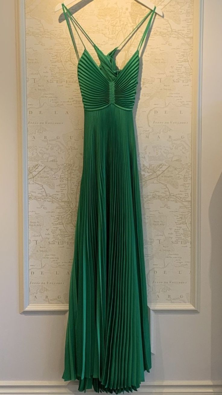 Vestido de fiesta verde bosque sin espalda para fiesta en la piscina de Las Vegas💚 Vestido de noche glamoroso de gasa para ocasiones especiales ED01530