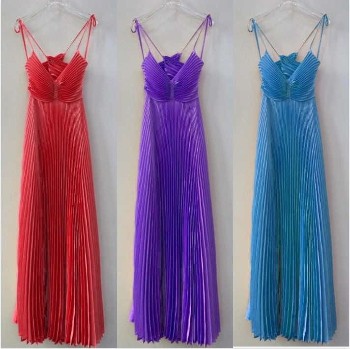 Vestido de fiesta verde bosque sin espalda para fiesta en la piscina de Las Vegas💚 Vestido de noche glamoroso de gasa para ocasiones especiales ED01530