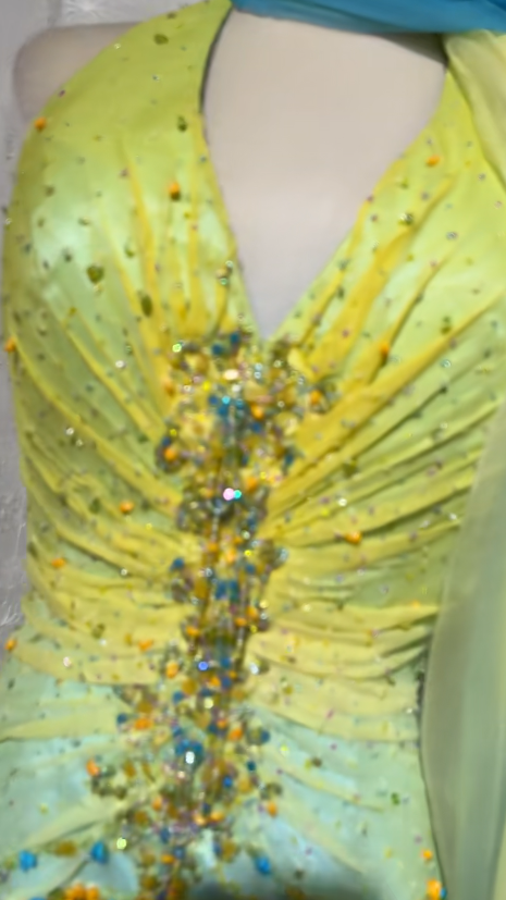 Hermosos vestidos de fiesta largos de tul con cuentas y cuello halter estilo sirena de estilo oriental, vestidos de noche vintage ED03030