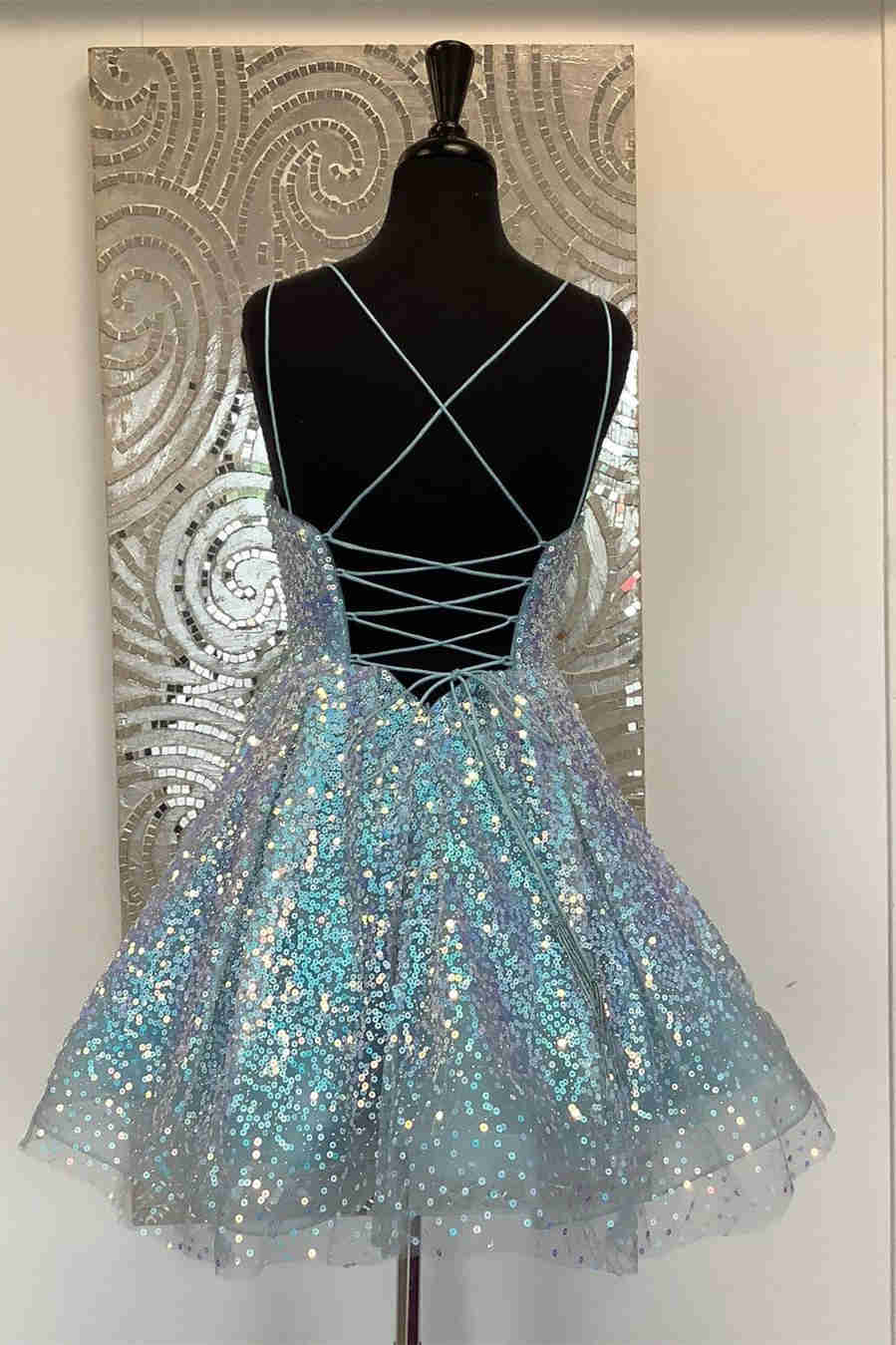 Hermoso vestido de fiesta de graduación con lentejuelas rosa intenso, corte A, vestidos de noche Hoco