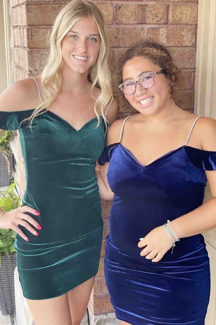 Vestido ajustado de terciopelo verde para fiesta de bienvenida, vestidos de cóctel azul marino