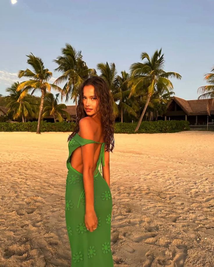 Vestido de fiesta largo de satén verde con hombros descubiertos y corte sirena, sexy, sin espalda, vestido de noche GG1295