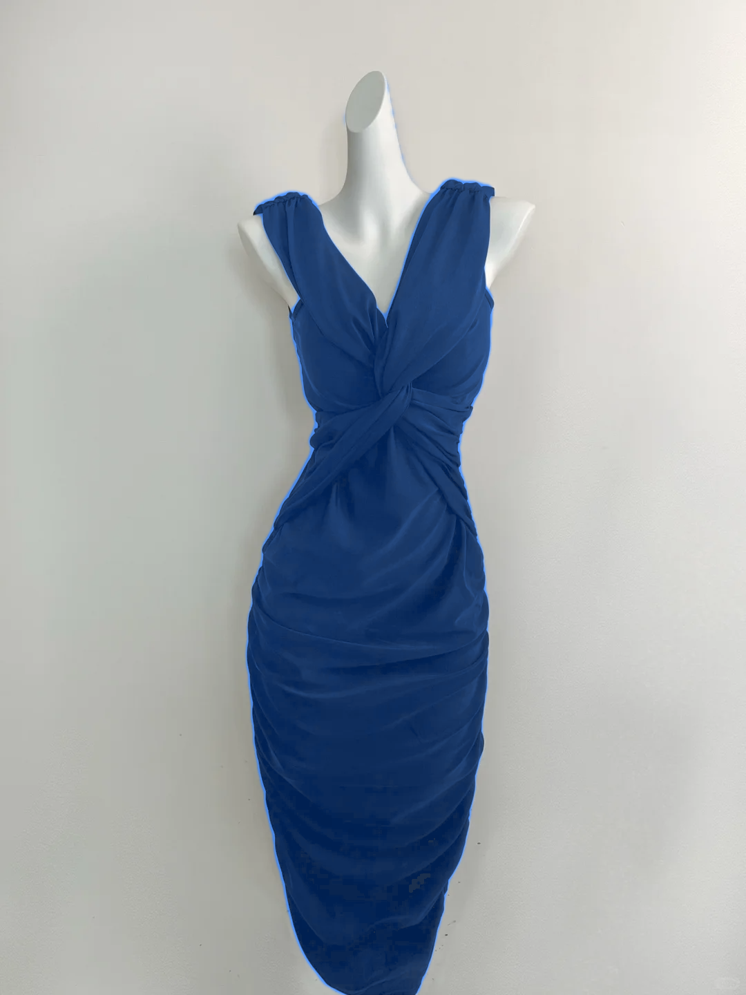 Vestido de fiesta largo de satén con escote en V y corte sirena, elegante, para graduación, noche, GG2598